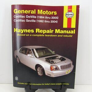 Haynes 38032 General Motors Cadillac DeVille Cadillac Seville Repair Manual